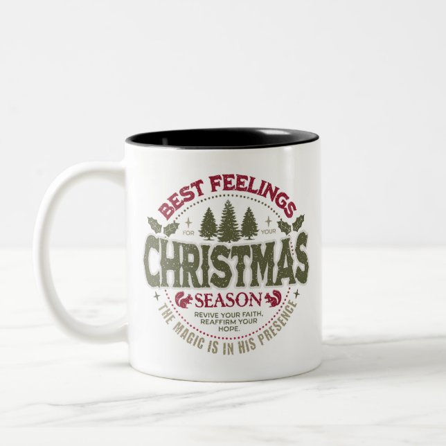 Mug of Warmth: Another Cup of Hot Chocolate Två-Tonad Mugg (Vänster)