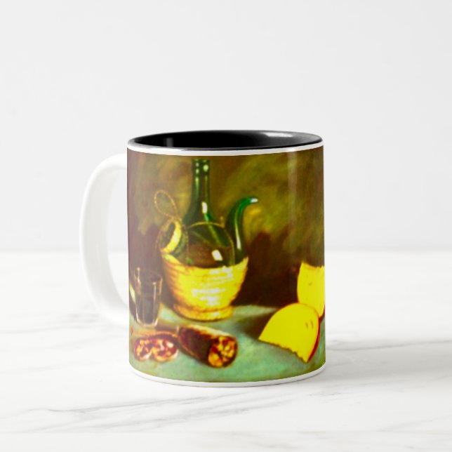 Mug Ost och Vin Två-Tonad Mugg (Framsida vänster)