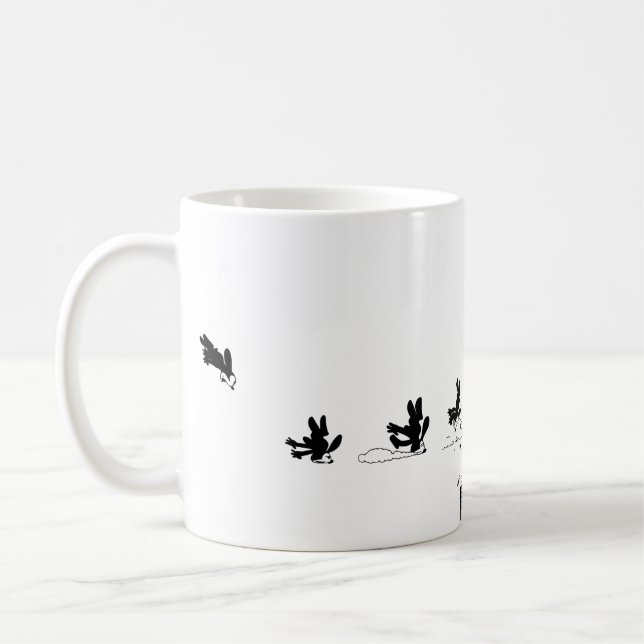 Mug - Oswald - Running from the Lion Kaffemugg (Vänster)