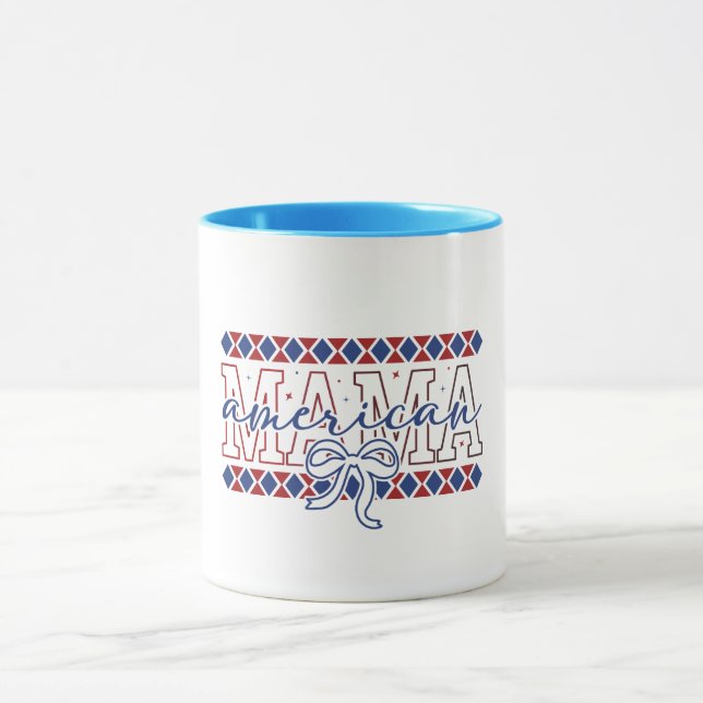 Mug-Patriotic Mom Coffee  Mugg (Center)