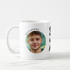 Mug personnalisé 30ème anniversaire 2 photos préno kaffemugg