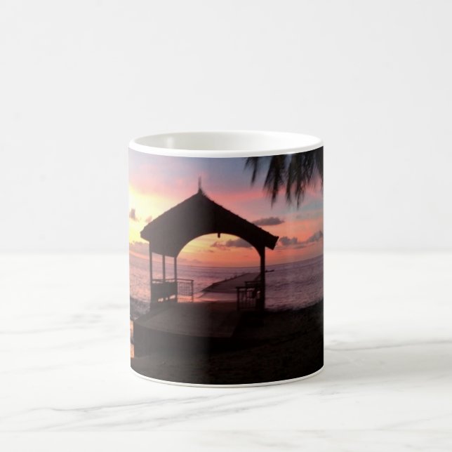 mug " plage de la Martinique " Kaffemugg (Center)