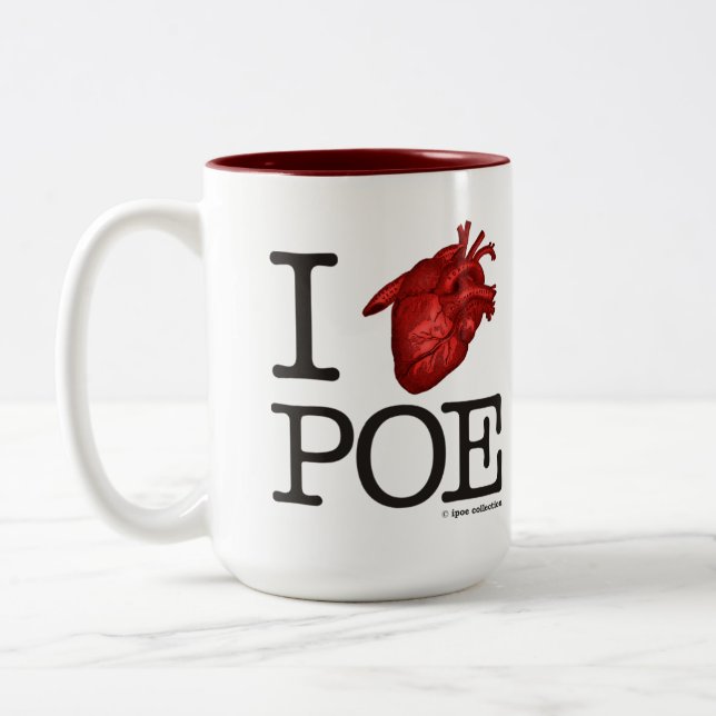 Mug "Poe Heart" Två-Tonad Mugg (Vänster)
