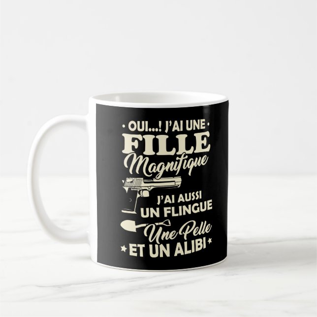 Mug pour Papa / Maman - J'ai une Fille Magnifique Kaffemugg (Vänster)