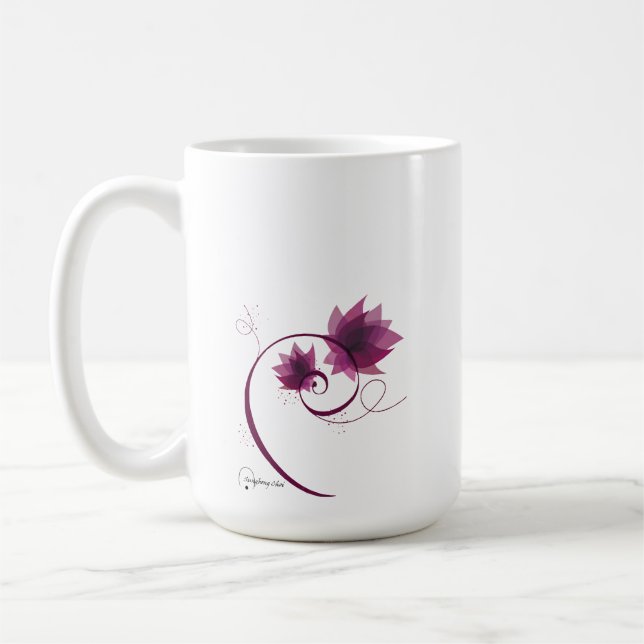 Mug-Purple Dream 머그- 보랏빛꿈 Kaffemugg (Vänster)
