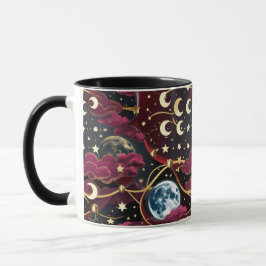 Mug - Red Celestial Moon Mugg
