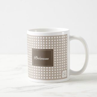 Mug sable à personnaliser - Moi Super Maman Kaffemugg