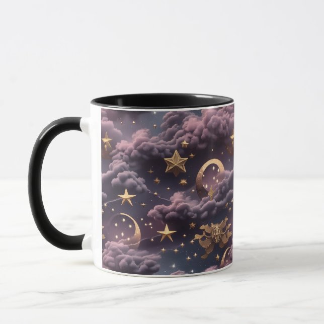 Mug - Smoky Plum Celestial Moon Mugg (Vänster)