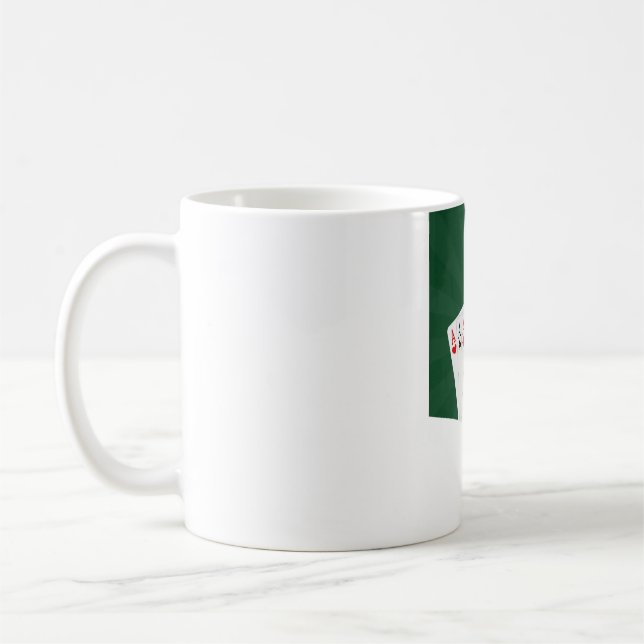 Mug solitaire carte kaffemugg (Vänster)