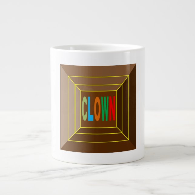 Mug Specialty  Jumbo blanche  CLOWN  CHOCOLAT Mugg (Framsidan)