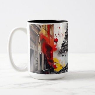 Mug Street Art "Urban Dreams" PARIS Två-Tonad Mugg