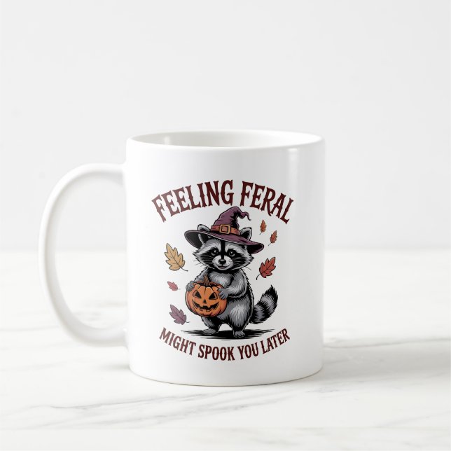 Mug Tasse, Halloween Kaffemugg (Vänster)