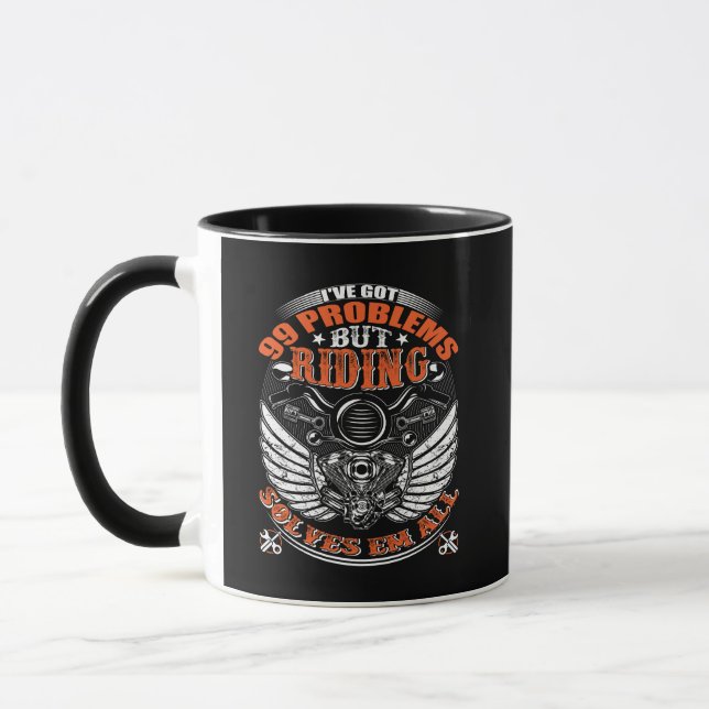 Mug Tasse, pour les passionnés de moto Mugg (Vänster)