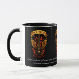 Mug tasse, Rock Forever, guitare basse Mugg