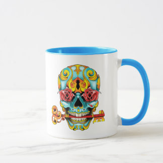 Mug tattoo Sugar skull Mugg
