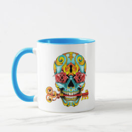 Mug tattoo Sugar skull Mugg