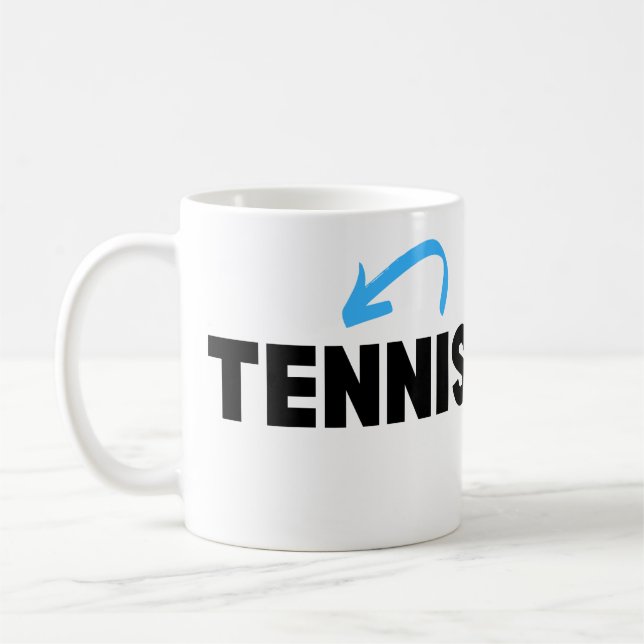 Mug Tennis Upp och Ner Kaffemugg (Vänster)