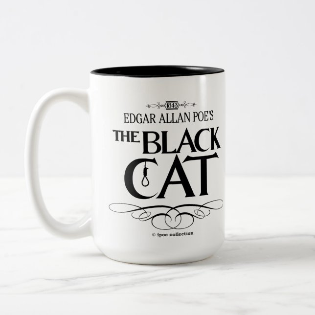 Mug "The Black Cat" Två-Tonad Mugg (Vänster)