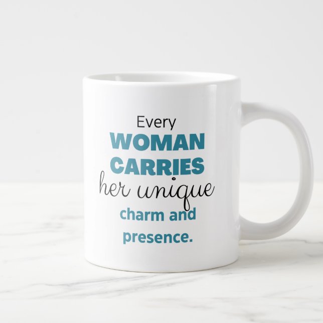 Mug - The Worth of a Woman Collection Jumbo Mugg (Höger)