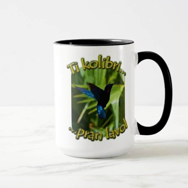 Mug 'Ti kolibri pran lavol' Mugg (Höger)