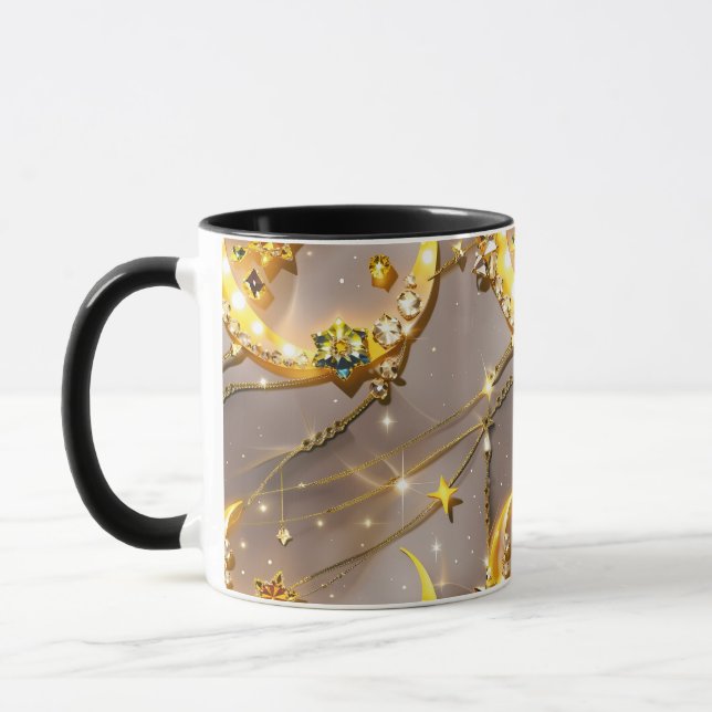 Mug - Topaz Yellow Celestial Moon Mugg (Vänster)