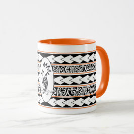 Mug Tribal Ethnic Orange Mugg