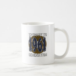 Mug Tribute to 1961 generation anniversaire Kaffemugg