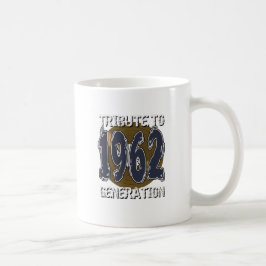 Mug Tribute to 1962 generation anniversaire Kaffemugg