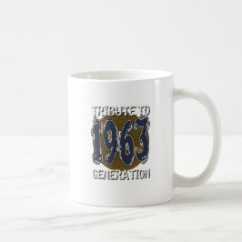Mug Tribute to 1963 generation anniversaire Kaffemugg