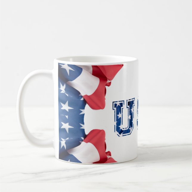 Mug USA 4 juillet Kaffemugg (Vänster)