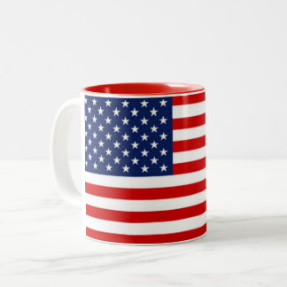 Mug USA Flag Två-Tonad Mugg