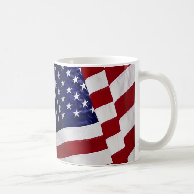 MUG USA-flagga Kaffemugg (Höger)