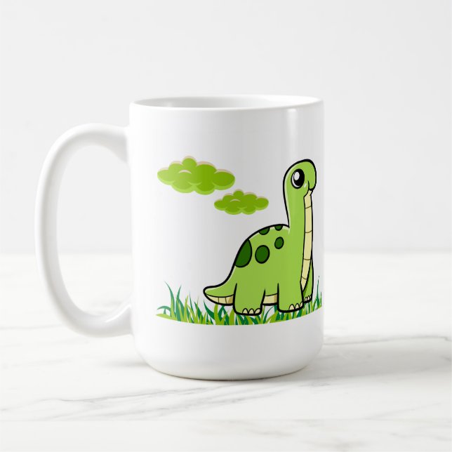 Mug vert  dinausore  kaffemugg (Vänster)