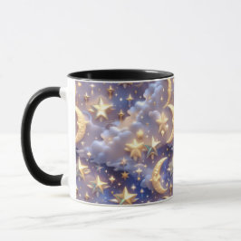 Mug - White Celestial Moon Mugg