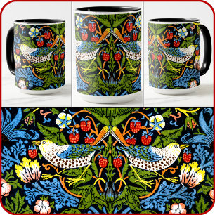 MUG - William Morris - "Strawberry Thief" blir Mugg