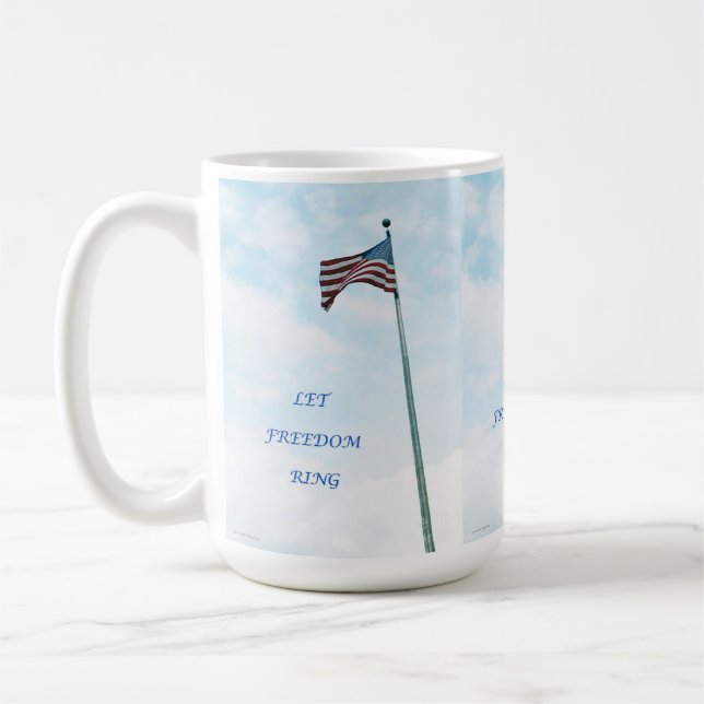 Mug with American Flag Kaffemugg (Vänster)