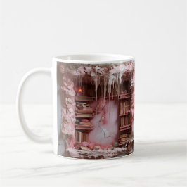 Mug with book design kaffemugg