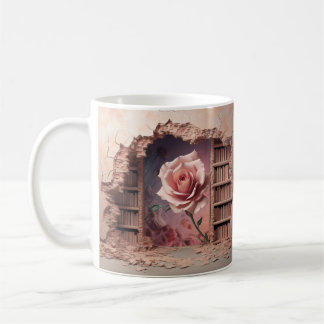 Mug with book design kaffemugg
