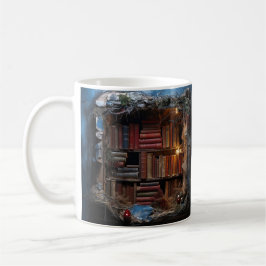 Mug with book design kaffemugg