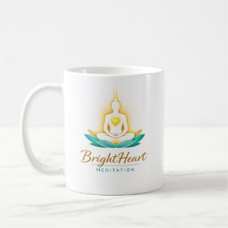 Mug with Female Brightheart Meditation logo Kaffemugg