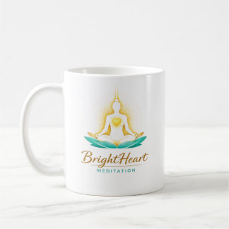 Mug with Female Brightheart Meditation logo Kaffemugg