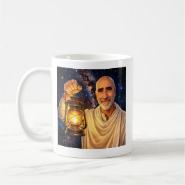 Mug with Finnbarr holding lantern Kaffemugg