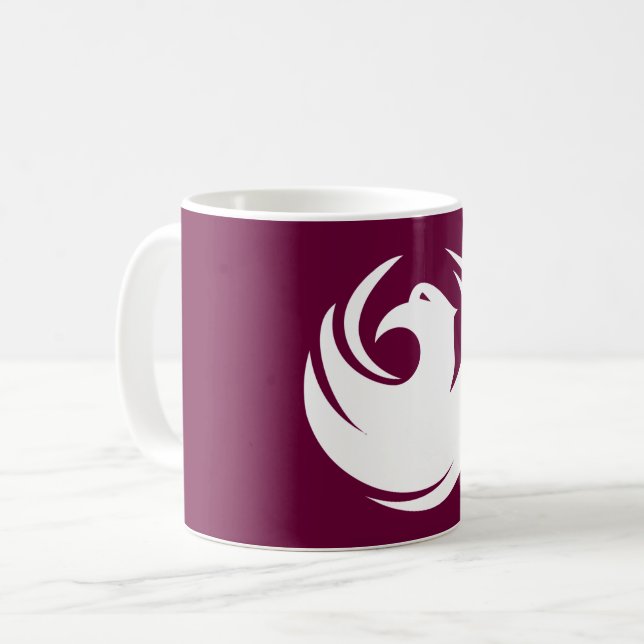 Mug with Flag of Phoenix City, Arizona Kaffemugg (Framsida vänster)