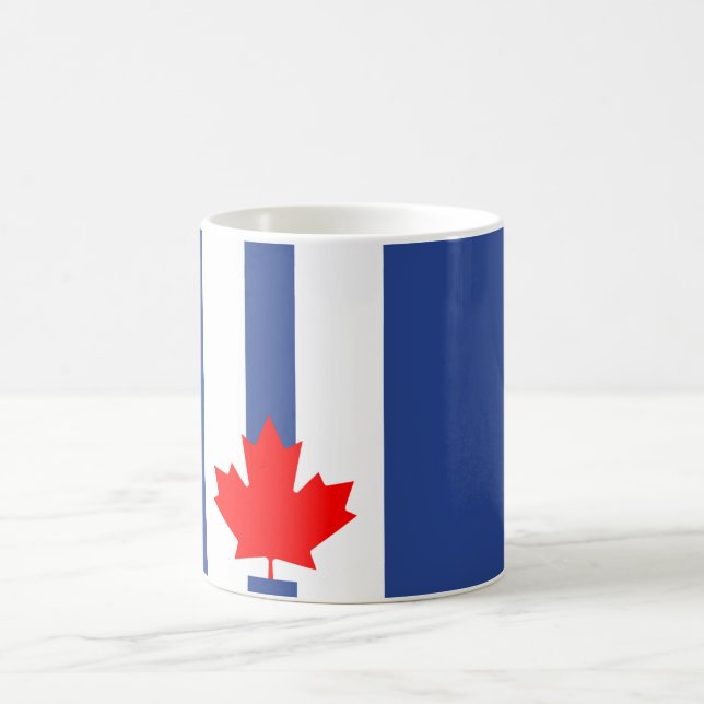 Mug with Flag of Toronto, Ontario Kaffemugg (Center)
