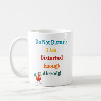 Mug with funny colorful quote and picture. kaffemugg
