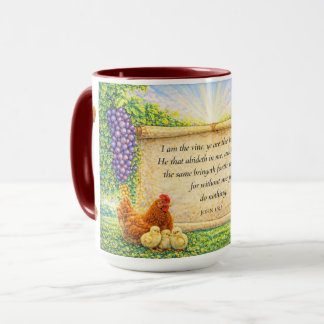 Mug with John 15:5 Scripture Mugg