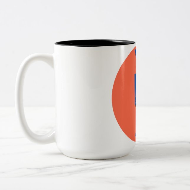 mug with logo Två-Tonad mugg (Vänster)