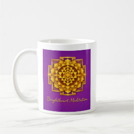 Mug with Maha Sri Yantra Kaffemugg
