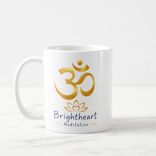 Mug with Om Symbol Kaffemugg (Vänster)