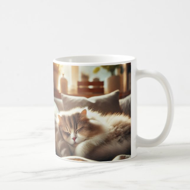 Mug with the Lazy Cat Kaffemugg (Höger)